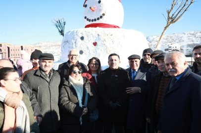Nevşehir'de Kardan Adam Eğlencesi Düzenlendi