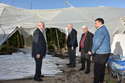 TZOB Başkanı Bayraktar Manavgat’ta İncelemelerde Bulundu