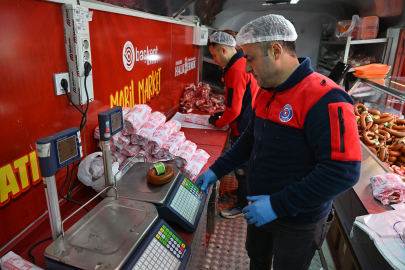 Başkent Mobil Market İle Et Satışı Başladı