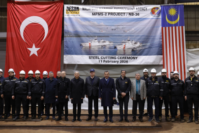 DESAN’ın Malezya İçin İnşa Ettiği  İkinci Geminin Sac Kesme Töreni Gerçekleşti