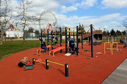 İzmit Millet Bahçesi Yeni Spor Alanlarına Kavuştu