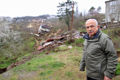 Fatsa İslamdağ'da Heyelan Meydana Geldi