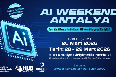 "AI Weekend Antalya 2026" Başlıyor