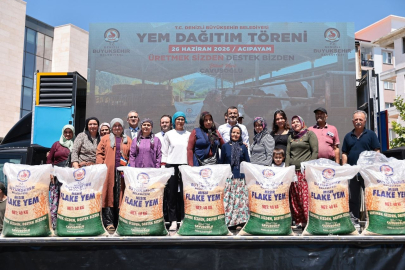 Denizli Büyükşehir’in Yem Desteği Sürüyor