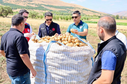 Şuhut’ta Patates Hasadı Yerinde İncelendi
