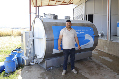 Antalya Büyükşehir Belediyesi’nin Süt Tankı Desteği Sürüyor