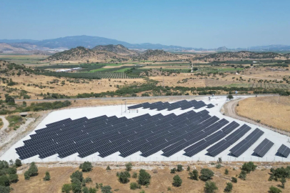 Dikili’nin Güneş Enerjisi Santrali Elektrik Üretmeye Başladı