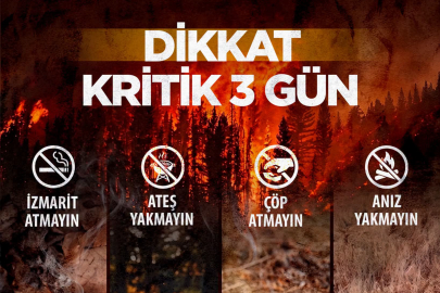 Orman Yangınları Açısından Kritik 3 Gün: Bakan Yumaklı’dan Uyarı