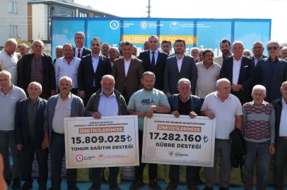 Samsunlu Çiftçilere Tohum ve Gübre Dağıtımı Başladı!