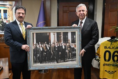 Mansur Yavaş’tan TESK Başkanı Mehmet Yiğiner’e "Hayırlı Olsun" Ziyareti