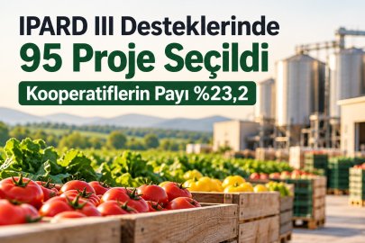 IPARD III Desteklerinde 95 Proje Seçildi: Kooperatiflerin Payı Yüzde 23,2