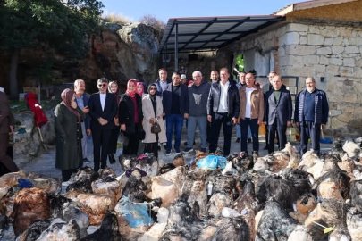 Kızılören’de Mağaralardan 10 Ton Tulum Peyniri Çıkarıldı