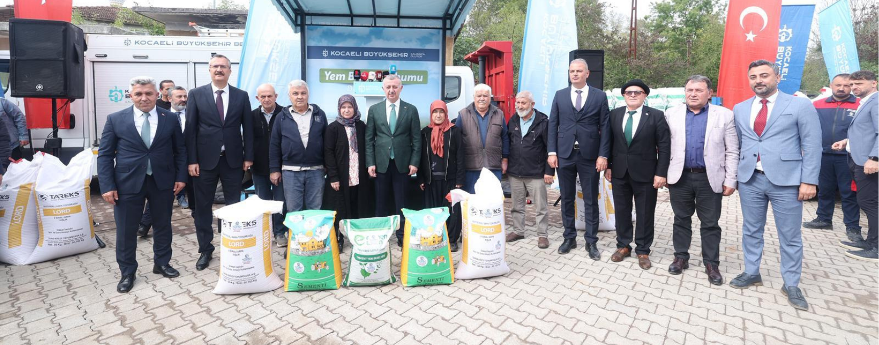 Kocaeli Büyükşehir'den Çiftçiye Yem Bitkisi Tohumu